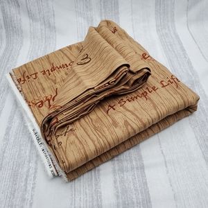 New Cotton Fabric - 6 Yards - A Simple Life Waverly Inspirations Print